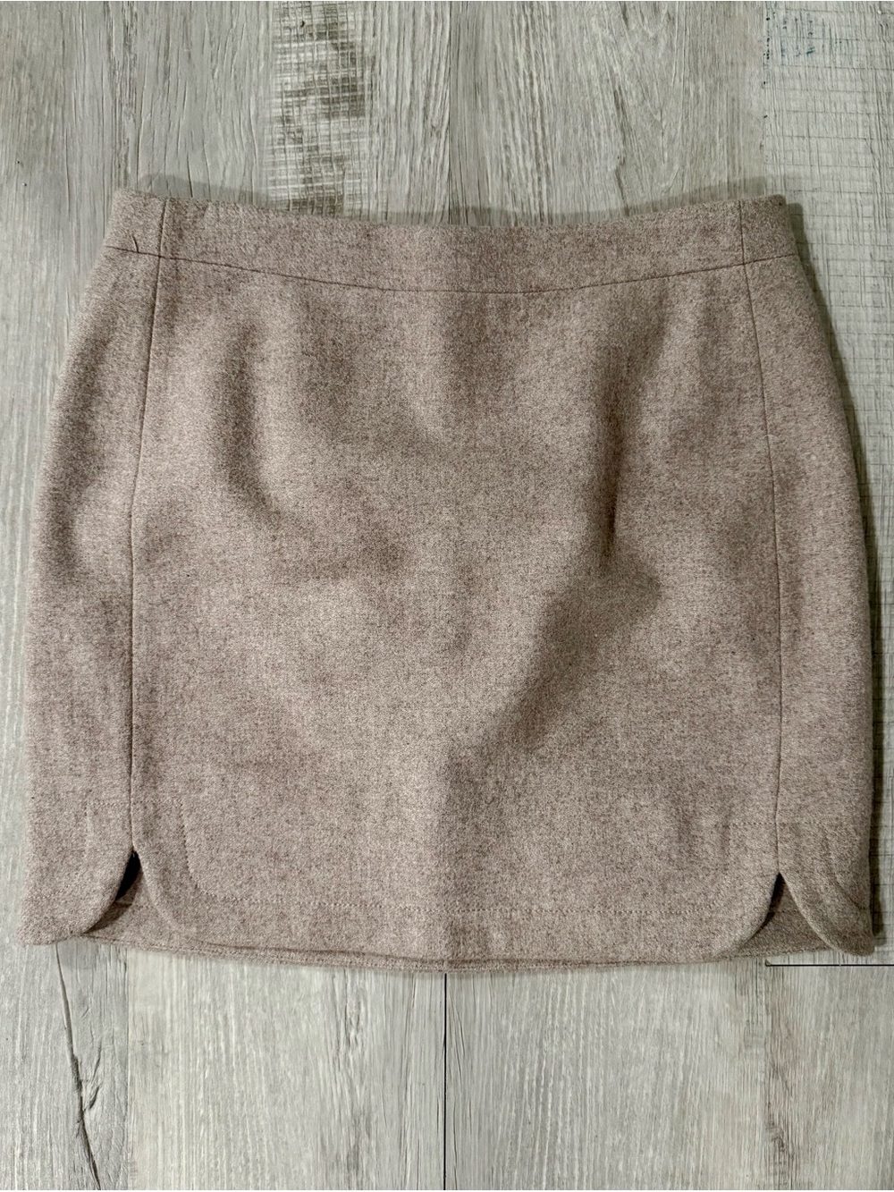 J. Crew Taupe Tweed Mini Skirt